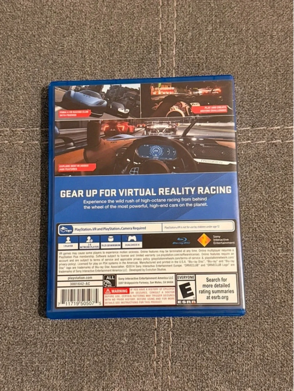 Driveclub VR for PlayStation 4